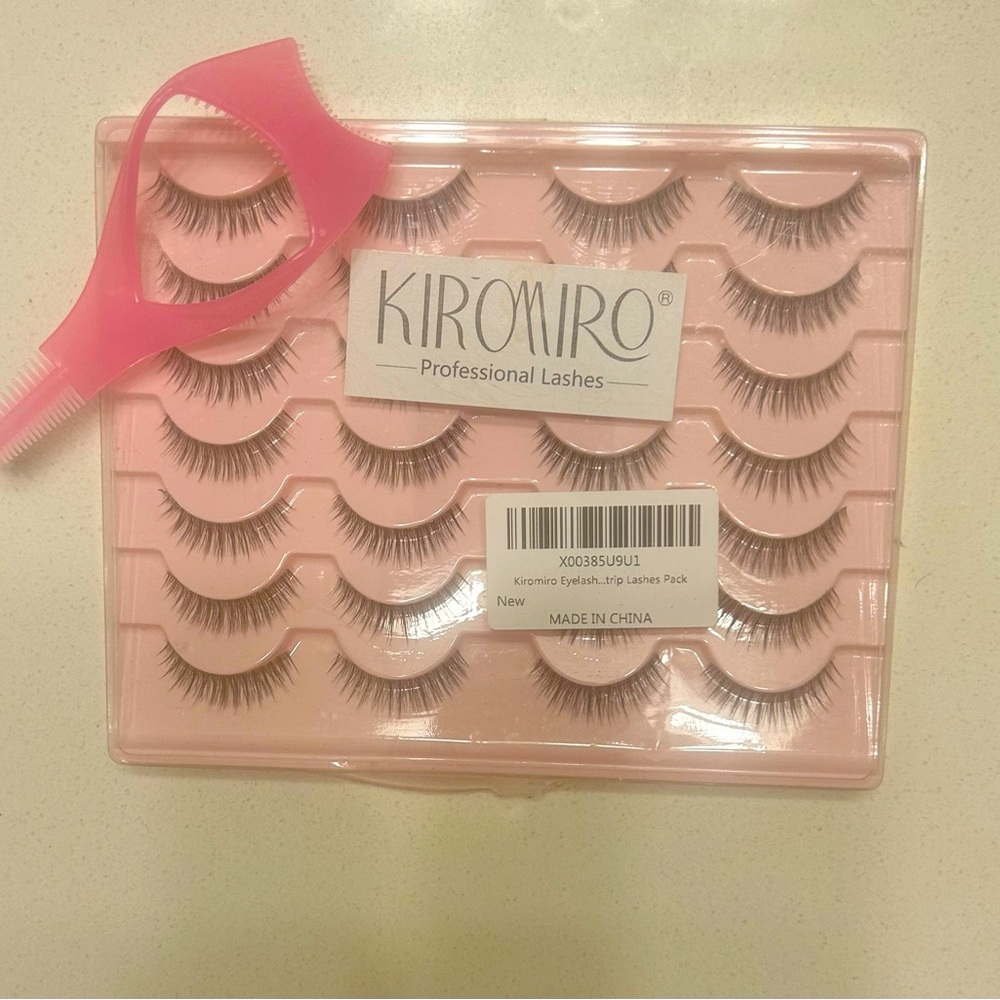 🆕 False Eyelashes Natural Look Fluffy Mink Lashes